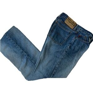 Mudd Jeans Junior Size 11 Bootcut Distressed Actual 30X30 Vintage Denim 90's Y2K